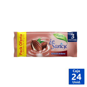 JABÓN BARRA VERBENA Y KARITÉ 3UN DE 90G
