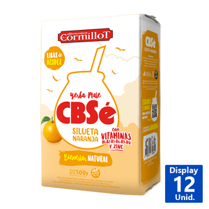 YERBA MATE SILUETA NARANJA CBSe 500 G.