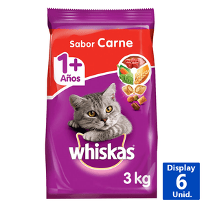 ALIMENTO GATO ADULTO SABOR CARNE 3 KG