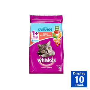 ALIMENTO GATO ESTERILIZ MIX DE CARNE 1KG