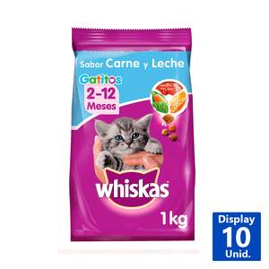 ALIMENTO GATITOS CARNE Y LECHE 1 KG