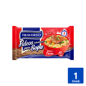 FIDEOS SOPA INSTANT CARNE SACHET 85 G