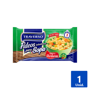 FIDEOS SOPA INSTANT VERDURAS SACHET 85 G