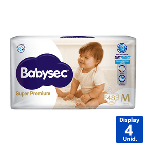 PAÑALES SUPER PREMIUM MEDIANO 38 UN