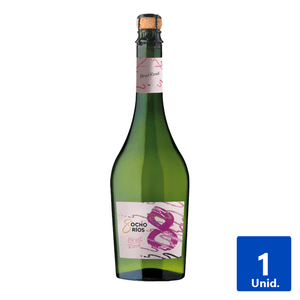 ESPUMANTE 8 RÍOS BRUT ROSÉ  12° 750ML