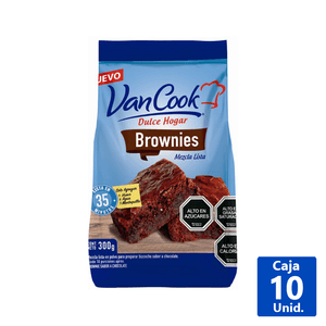 PREMEZCLA BROWNIES VAN COOK 300 G