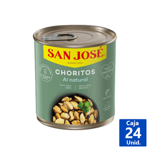CHORITOS AL NATURAL SAN JOSE LATA 425G