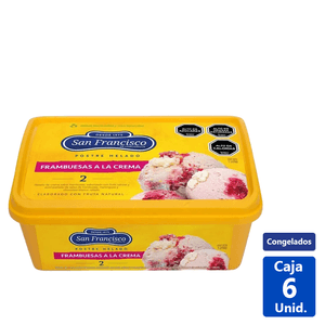 HELADO POSTRE FRAMBUESA A LA CREMA 800ML