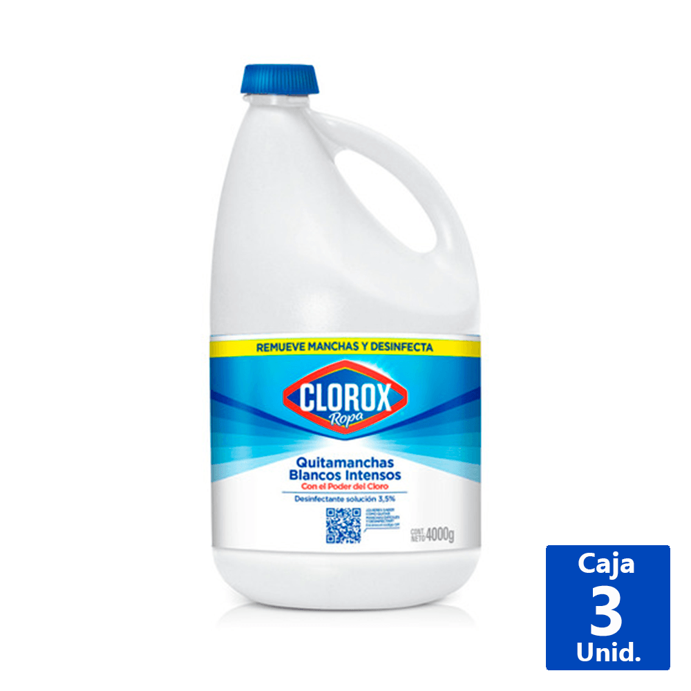 CLORO ROPA BLANCOS INTENSOS 4 KG - Dimak Online