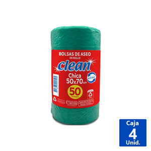 BOLSA ASEO CLEAN 50X70 CM 50 UN