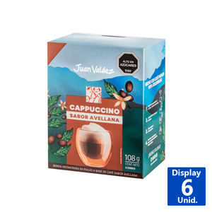 JUAN VALDEZ CAPUCCINO AVELLANA 108GR