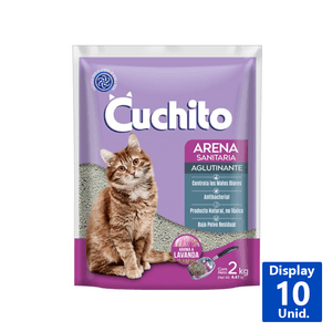 ARENA SANITARIA AGLUTINANTE LAVANDA 2 K