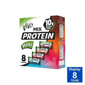 BARRA PROTEINA MINI MIX 8UN 27 G