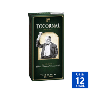 VINO BLANCO TETRA TOCORNAL 12° 1 L