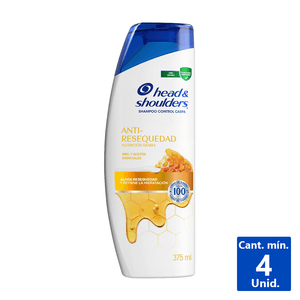 SHAMPOO ANTIRESEQUEDAD MIEL 375 ML