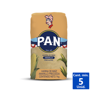 HARINA DE MAIZ AMARILLA PAN 1 KG