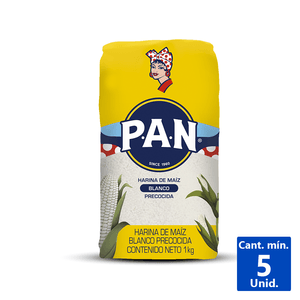 HARINA DE MAÍZ BLANCA PAN 1 KG