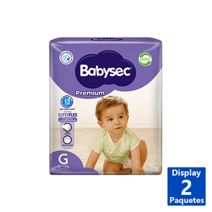 PAÑALES BABYSEC PREMIUM G 68 UN