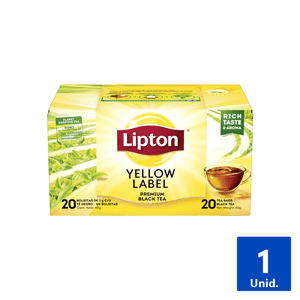 TÉ LIPTON YELLOW LABEL 20 BOLSITAS
