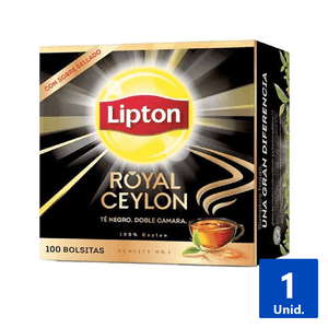 TÉ LIPTON ROYAL CEYLON 100 BOLSITAS