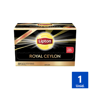 TÉ LIPTON ROYAL CEYLON 20 BOLSITAS