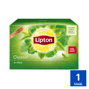 TÉ VERDE CITRUS LIPTON 20 BOLSITAS