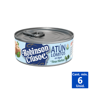 ATÚN LOMITO EN AGUA FINAS HIERBAS 140 G