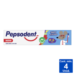 PASTA DENTAL NIÑOS 0-6 AÑOS FRUTAL 90 G