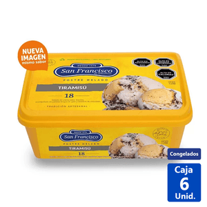 HELADO SF POSTRE TIRAMISÚ 900ML