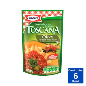 SALSA DE TOMATE TOSCANA OLIVA 200 G