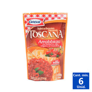 SALSA TOMATE TOSCANA ARRABBIATA 200 G