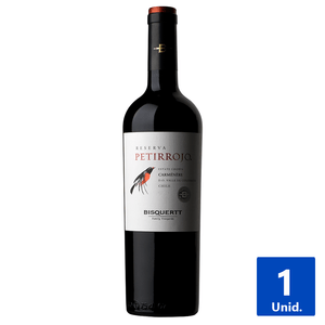 VINO CARMENERE RVA PETIRROJO 13,5° 750ML