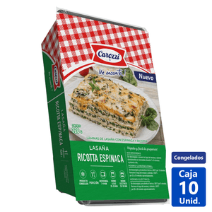 LASAGNA RICOTA ESPINACA CONGELADA 320 G