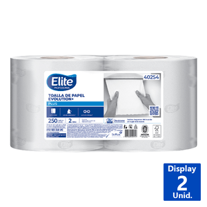 TOALLA ROLLO EVO+ 1H 2X250M ELITE PROF.