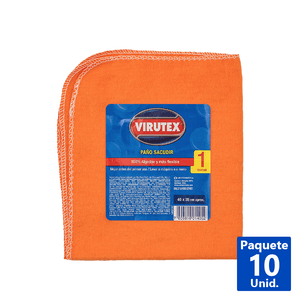 PAÑO NARANJO PARA SACUDIR 40X35CM 10UN