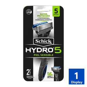 MÁQUINA DE AFEITAR HYDRO BLISTER 2 UN