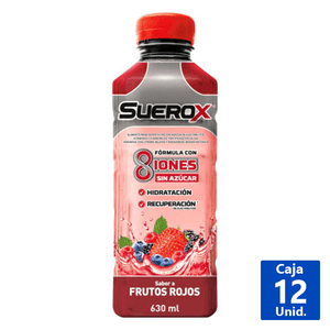 SUEROX SABOR FRUTOS ROJOS 630 ML