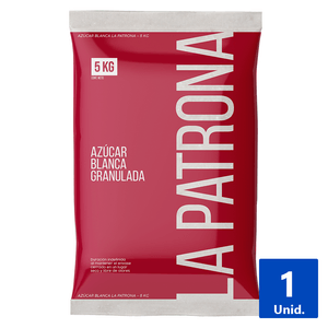 AZÚCAR BLANCA LA PATRONA 5 KG
