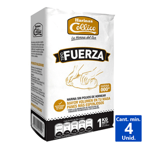 HARINA SIN POLVOS HORNEAR FUERZA 1KG