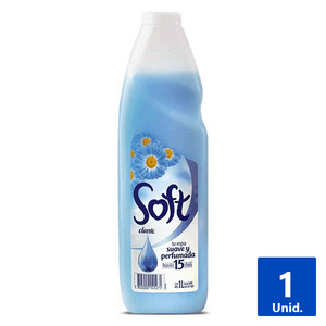 SUAVIZANTE LÍQUIDO CLASSIC SOFT 1 L