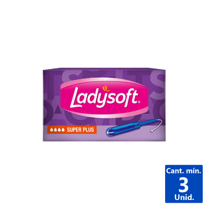 TAMPONES SÚPER PLUS LADYSOFT 8 UN.