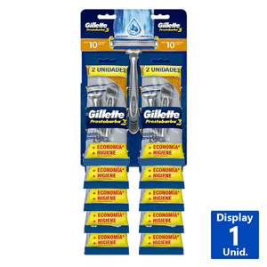 CARTÓN GILETTE 3 PACK2 10 UN