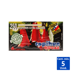 FÓSFOROS GIGANTES HOGAR 250 UN