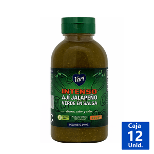 AJÍ SALSA JALAPEÑO VERDE VARI 240 G