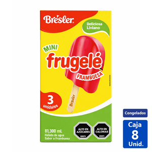 HELADO FRUGELE FRAMBUESA MPK 3UN DE 50ML